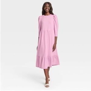 Who What Wear tiered maxi dress